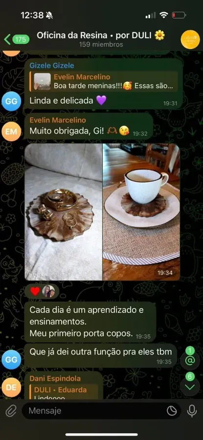 Peça de resina